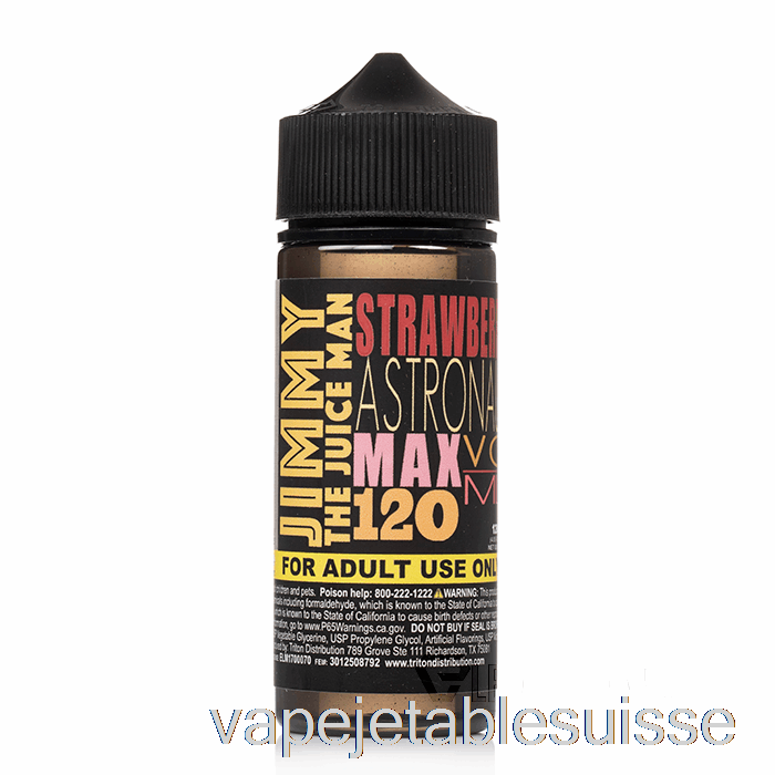 Vape Suisse Fraise Astronaute - Jimmy The Juiceman - 120ml 6mg